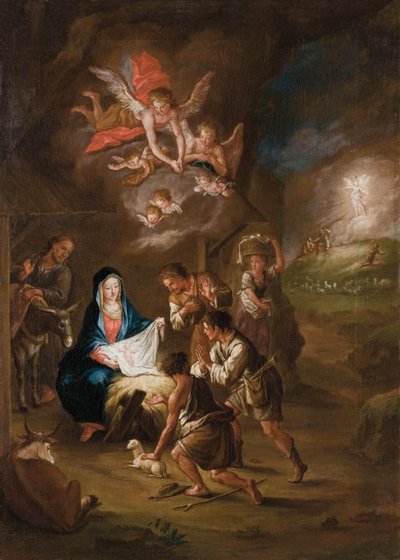 A pásztorok imádása alkotó: Leopold Layer